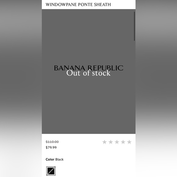 Banana Republic Black and White Checkered Mini Dress - Picture 8 of 8